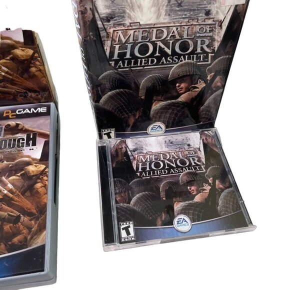Lot of 3 Medal of Honor Allied Assault u PC Game Software Complete in Boxes - Picture 3 of 13